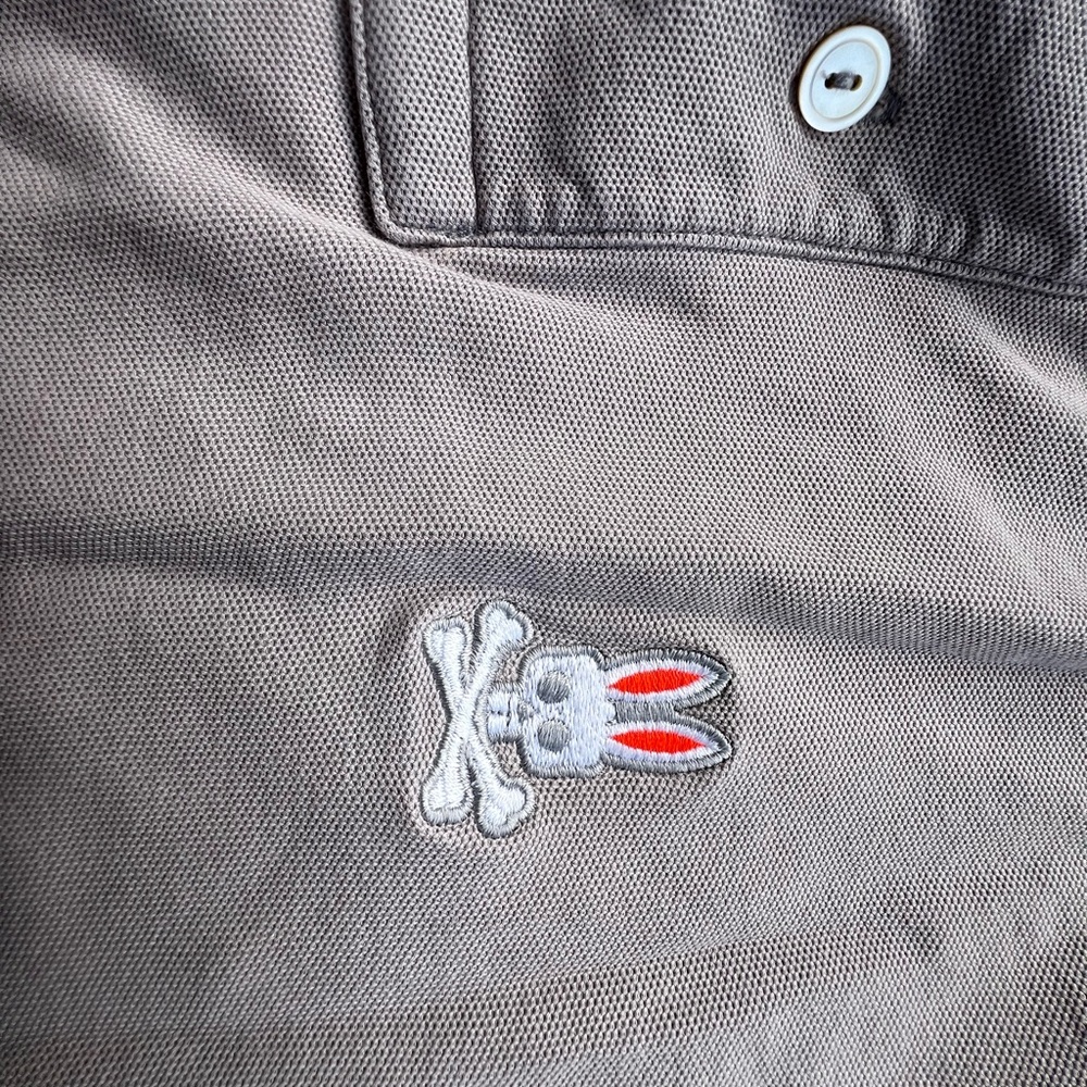 Psycho Bunny Gray Polo Shirt